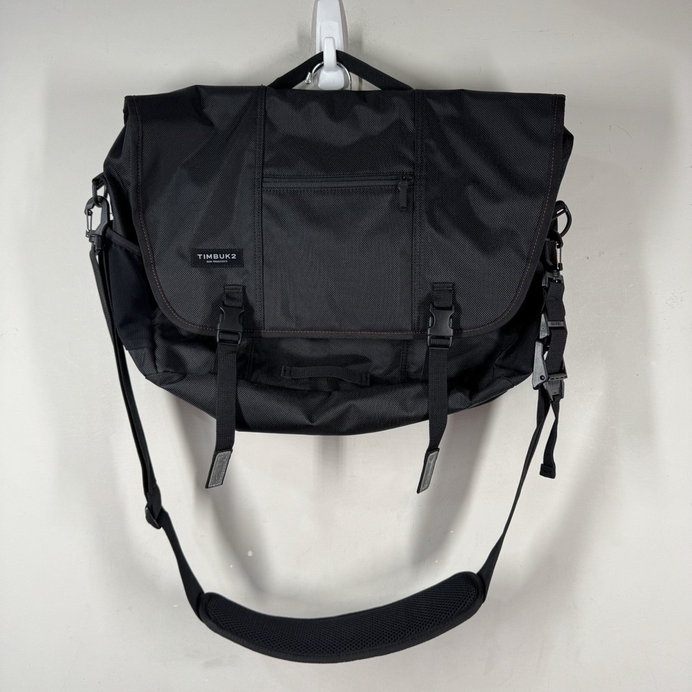 Timbuk2 Dell Classic Prompt Messenger Crossbody Commuter Bag Black